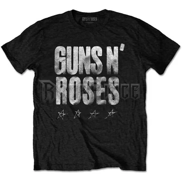 GUNS N&#039; ROSES - PARADISE CITY STARS - unisex póló - GNRTS121MB