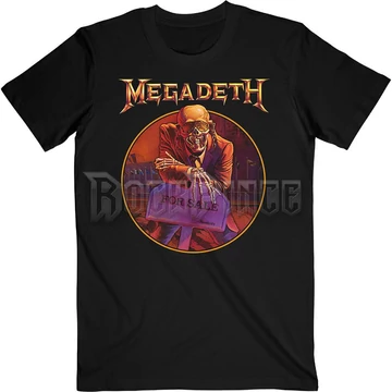 Megadeth  - Peace Sells… Track list - unisex póló - MEGATS16MB