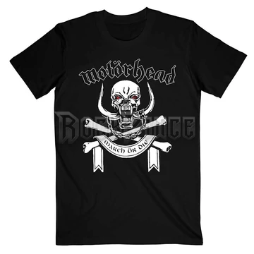 Motörhead - March or Die Lyrics - unisex póló - MHEADTEE69MB - TDM