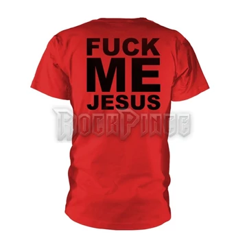 MARDUK - FUCK ME JESUS (RED) - unisex póló - PH12142