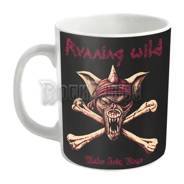 RUNNING WILD - UNDER JOLLY ROGER CROSSBONES - bögre - PHMUG630