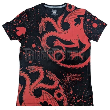 Game of Thrones - House Targaryen Dragon - unisex póló - GOTTS01MB