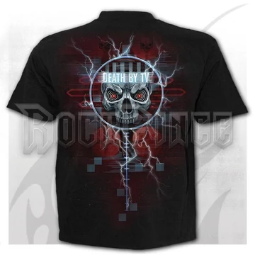 DEATH BY TV - T-Shirt Black - T217M101