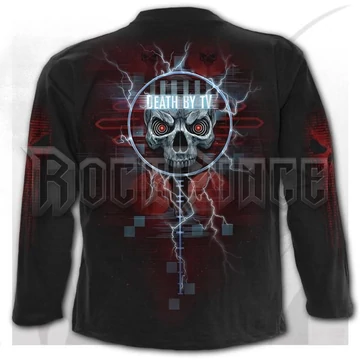 DEATH BY TV - Longsleeve T-Shirt Black - T217M301