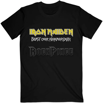 Iron Maiden - Beast Over Hammersmith Eddie &amp; Devil - unisex póló - IMTEE154MB