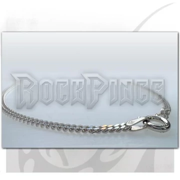 CURB - Neck Chain - Rhodium Plated - 550mm - Q302A599