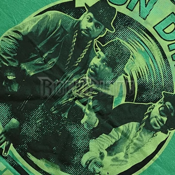 Run DMC - It's Tricky Record Vintage - női crop top - RDMCCT26LGR