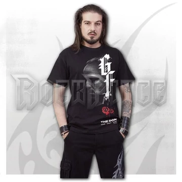 GODFATHER - DON - Front Print T-Shirt Black - G012M121