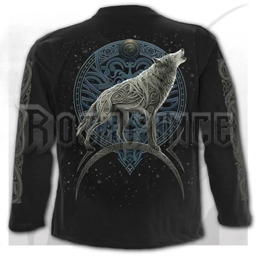 CELTIC WOLF - Longsleeve T-Shirt Black - T220M301