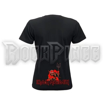 IRON MAIDEN - NUMBER OF THE BEAST WATERMARK - női póló - IM008GS