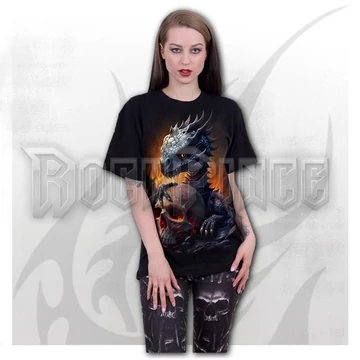 HATCHLING - Front Print T-Shirt Black - L062M121