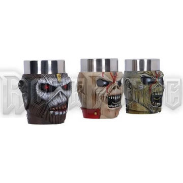 Iron Maiden Eddie Shot Glass Set -  Officially Licensed Iron Maiden Eddie Shot Glass Set - 9cm - B6341X3
