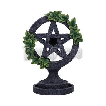 Aged Pentagram Backflow Incense Burner - ASZTALI FÜSTÖLŐ TARTÓ - 19cm - B6357X3