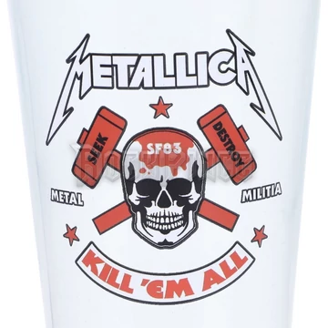 Metallica Glassware - Kill Em All Metallica - ÜVEGPOHÁR - B6025V2