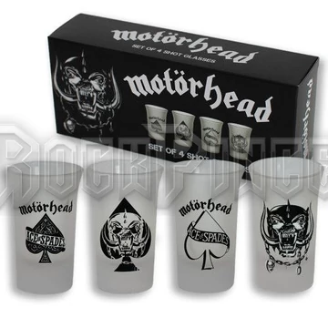 MOTORHEAD - FELES POHÁR SETT - 4DB - SGMH2