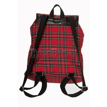 YAMY BACKPACK - HÁTIZSÁK - Red Tartan - BG7152