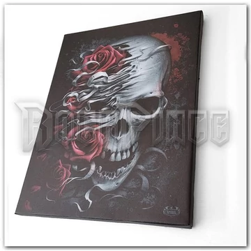 SKULLS N&#039; ROSES - Canvas Poster 25x19cm - E024A252