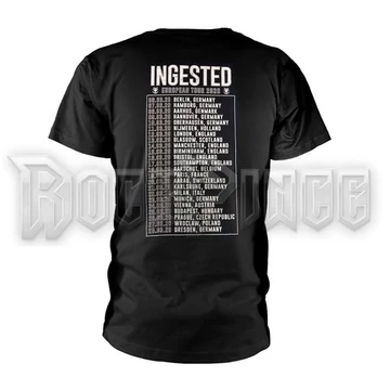 INGESTED - DEATH SERMON EURO TOUR 2020 - unisex póló - PHD13238