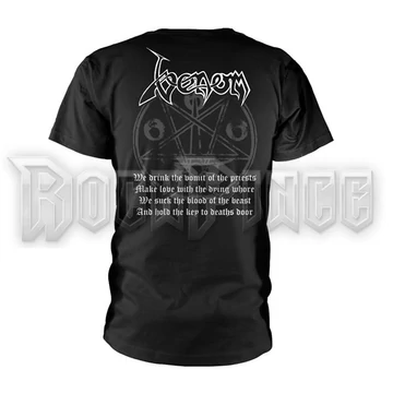 VENOM - BLACK METAL (WHITE) - unisex póló - PH13374