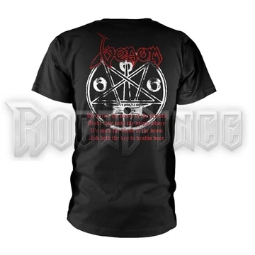 VENOM - BLACK METAL (RED) - unisex póló - PH13375