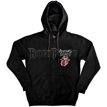 The Rolling Stones - Hackney Diamonds Tracklist - unisex cipzáras kapucnis pulóver - RSZHD255MB