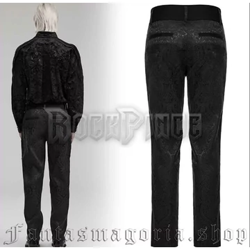 ROMANTIC GOTH TROUSERS - WK-589/BK/M