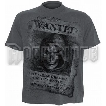 WANTED - T-Shirt Charcoal (Plain) - E005M115