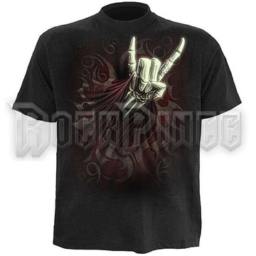 ROCK SALUTE - T-Shirt Black - T067M101