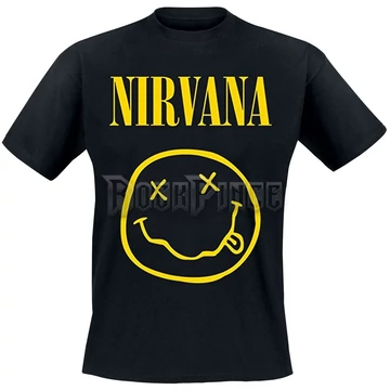 NIRVANA - SMILEY - UNISEX PÓLÓ