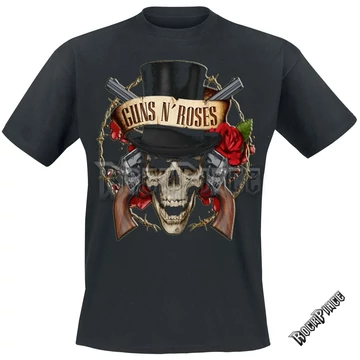 Guns N&#039; Roses - Distressed Skull - UNISEX PÓLÓ