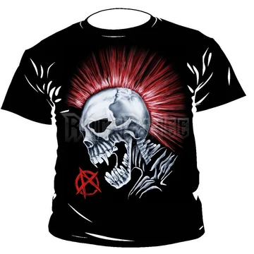 Punks not Dead - Red - UNISEX PÓLÓ