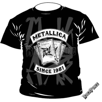 METALLICA - SINCE 1981 - 1237 - UNISEX PÓLÓ