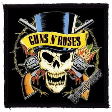 GUNS N' ROSES - Top Hat Skull (95x95) - kisfelvarró HKF-0149