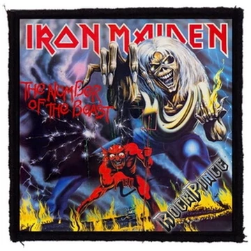 IRON MAIDEN - Number Of The Beast (95x95) - kisfelvarró HKF-0157