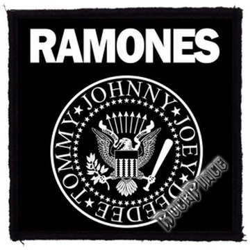 RAMONES: Logo - kisfelvarró (95x95)