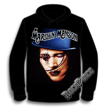 Marilyn Manson - Eye Patch - KAPUCNIS PULÓVER