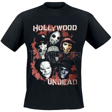 HOLLYWOOD UNDEAD - FACES AND MASKS - UNISEX PÓLÓ