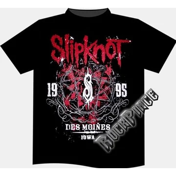 SLIPKNOT - DES MOINES IOWA TDM-1449 - unisex póló
