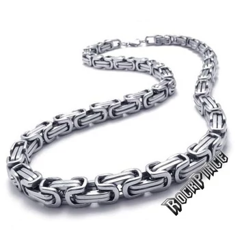 Bizánci nyaklánc - króm - 55cm x 8mm - BZNCRC120