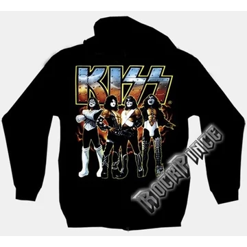 Kiss - TDM-1283 - cipzáras kapucnis pulóver
