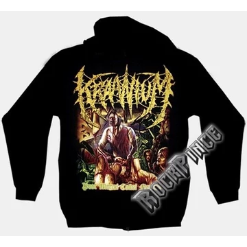 Krawium - TDM-1339 - cipzáras kapucnis pulóver