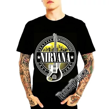 NIRVANA - SEATTLE ORIGINAL - UNISEX PÓLÓ
