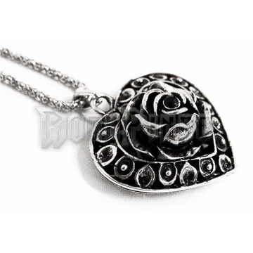 HEART AND ROSE - nyaklánc