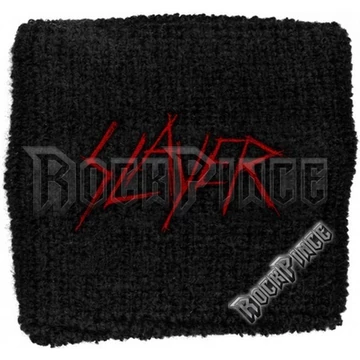 Slayer - Scratched Logo - frottír csuklószorító - WB180