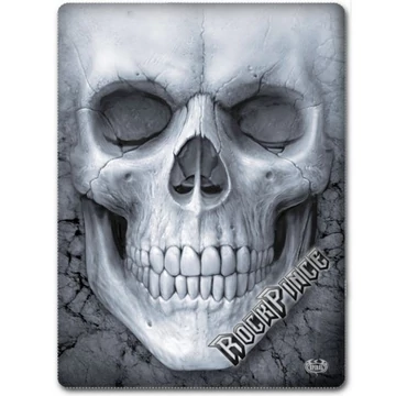 SOLEMN SKULL - Fleece Blanket with Double Sided Print - S012A501