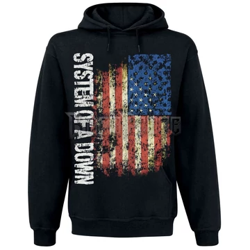 System Of A Down - US Flag - kapucnis pulóver