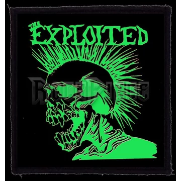 THE EXPLOITED - Green Skull (85x95) - kisfelvarró HKF-0715