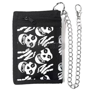 MISFITS - SKULLS - pénztárca lánccal