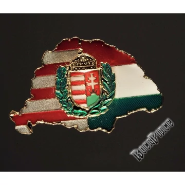 Nagy-Magyarország címerrel - kitűző / fémjelvény