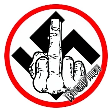 Anti Nazi Finger - kisfelvarró